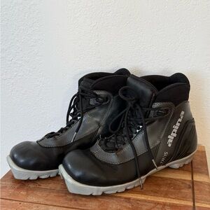 Alpina TR 15 Men's Black and Gray Shoes Nordic Ski Boots Classic Ski Boots
